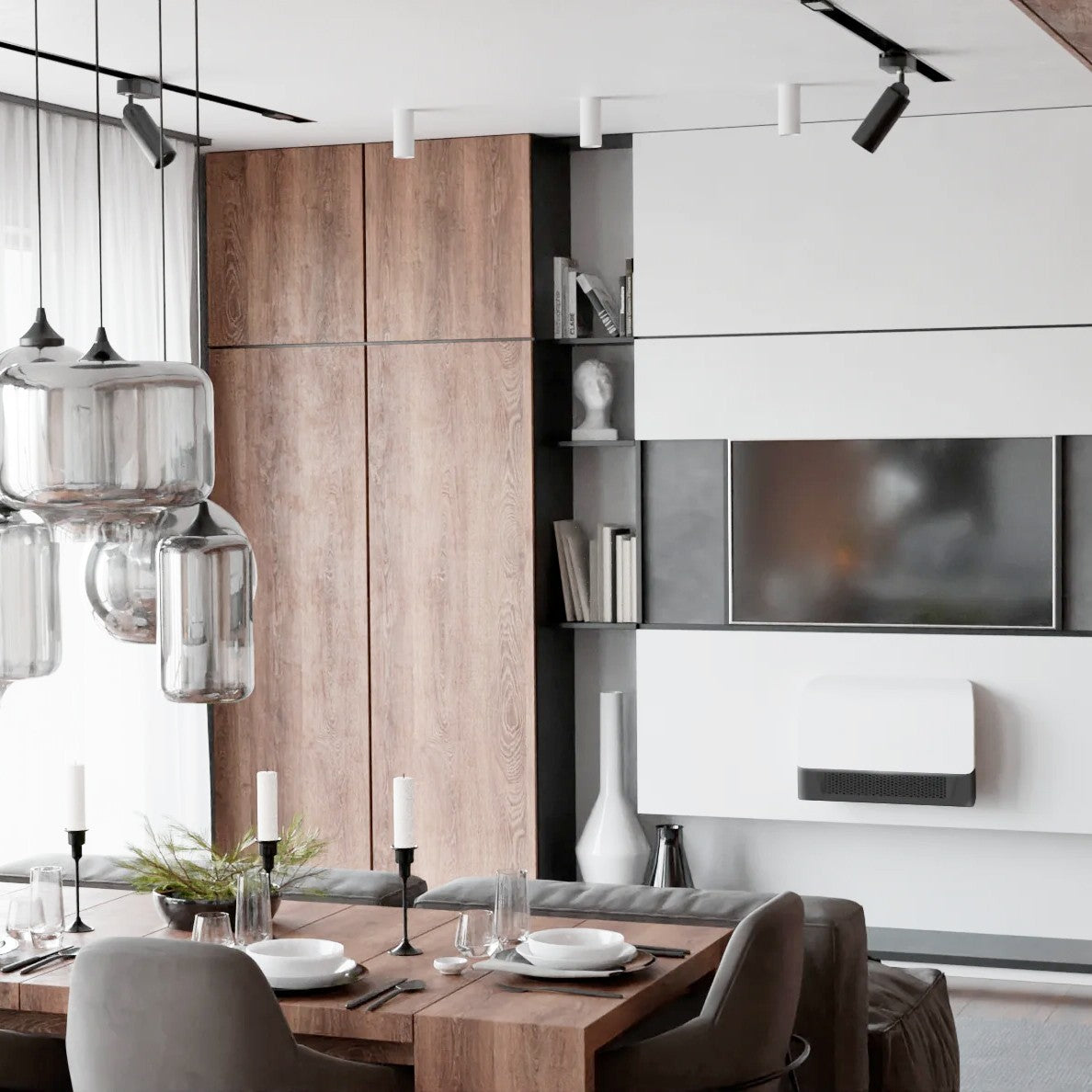 Heat Storm 1500W Sedona WiFi Enabled Infrared Electric Wall Heater