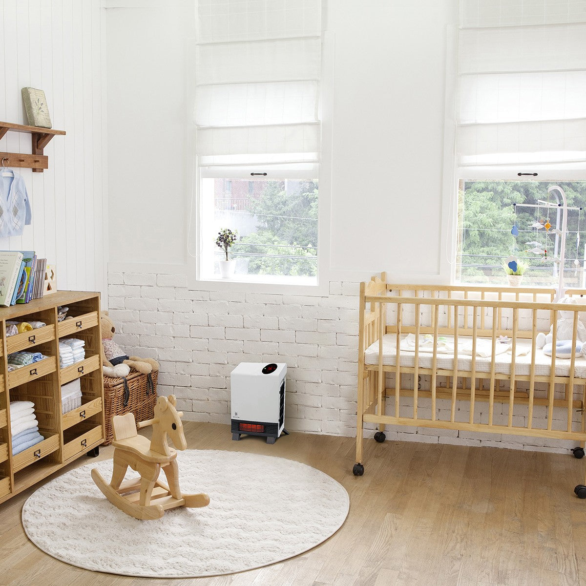 Heat Storm Wave Floor to Wall Infrared Portable Heater HS-1000-WA