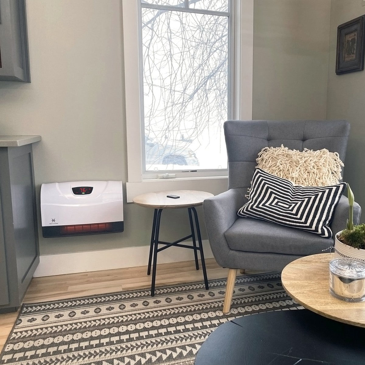Heat Storm Phoenix Wall Heater with Wifi - in Family Room