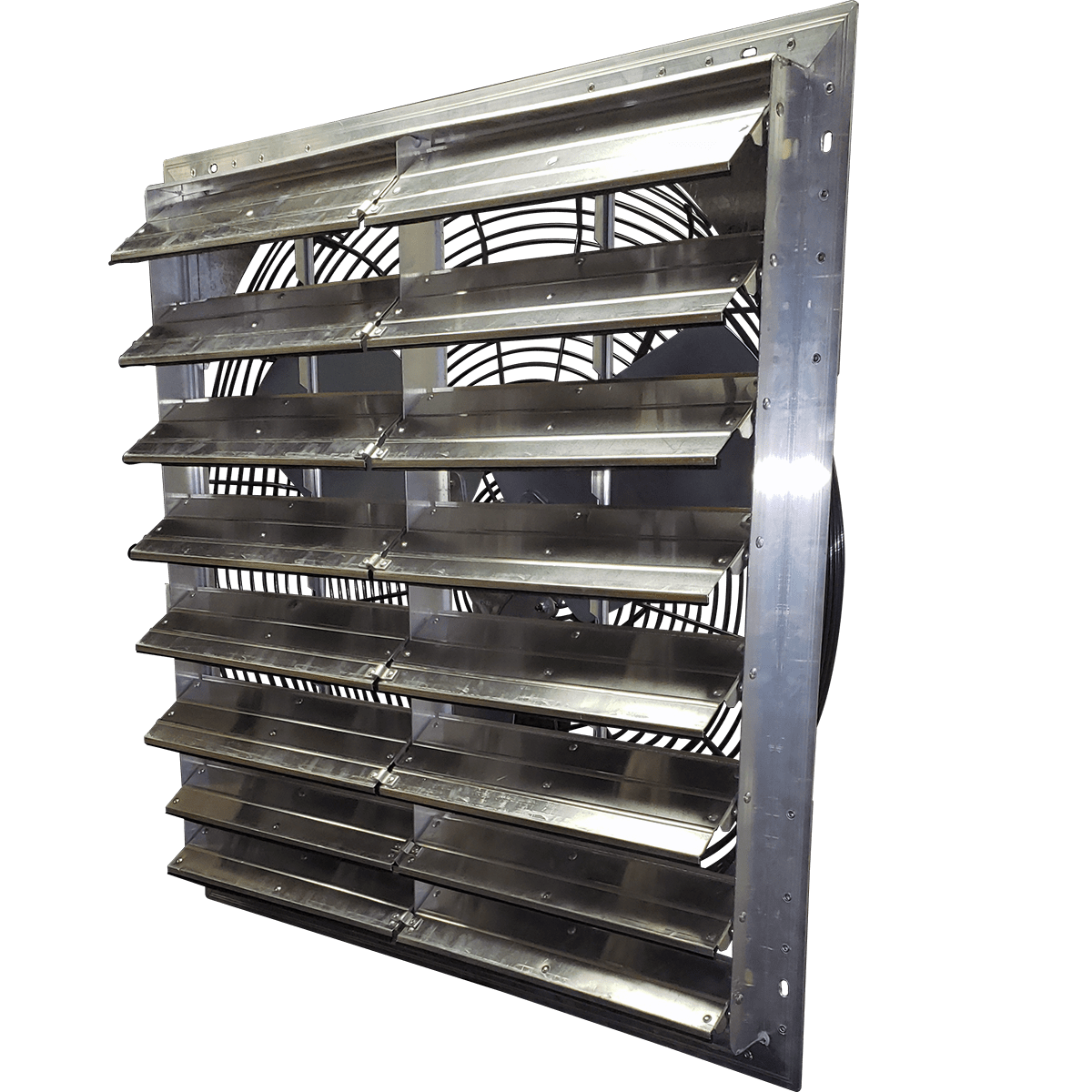 Hessaire 30 Inch Shutter Mounted Single Speed Exhaust Fan