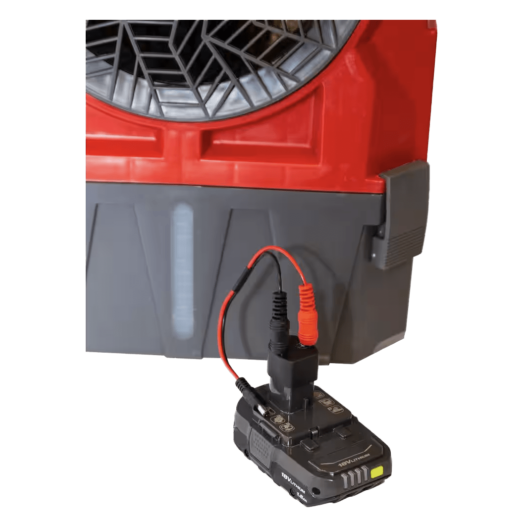 Hessaire DC18 Mobile Evaporative Cooler - Close-Up