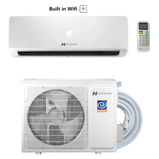 Hessaire 18,000 BTU Mini Split Heat Pump 23 SEER