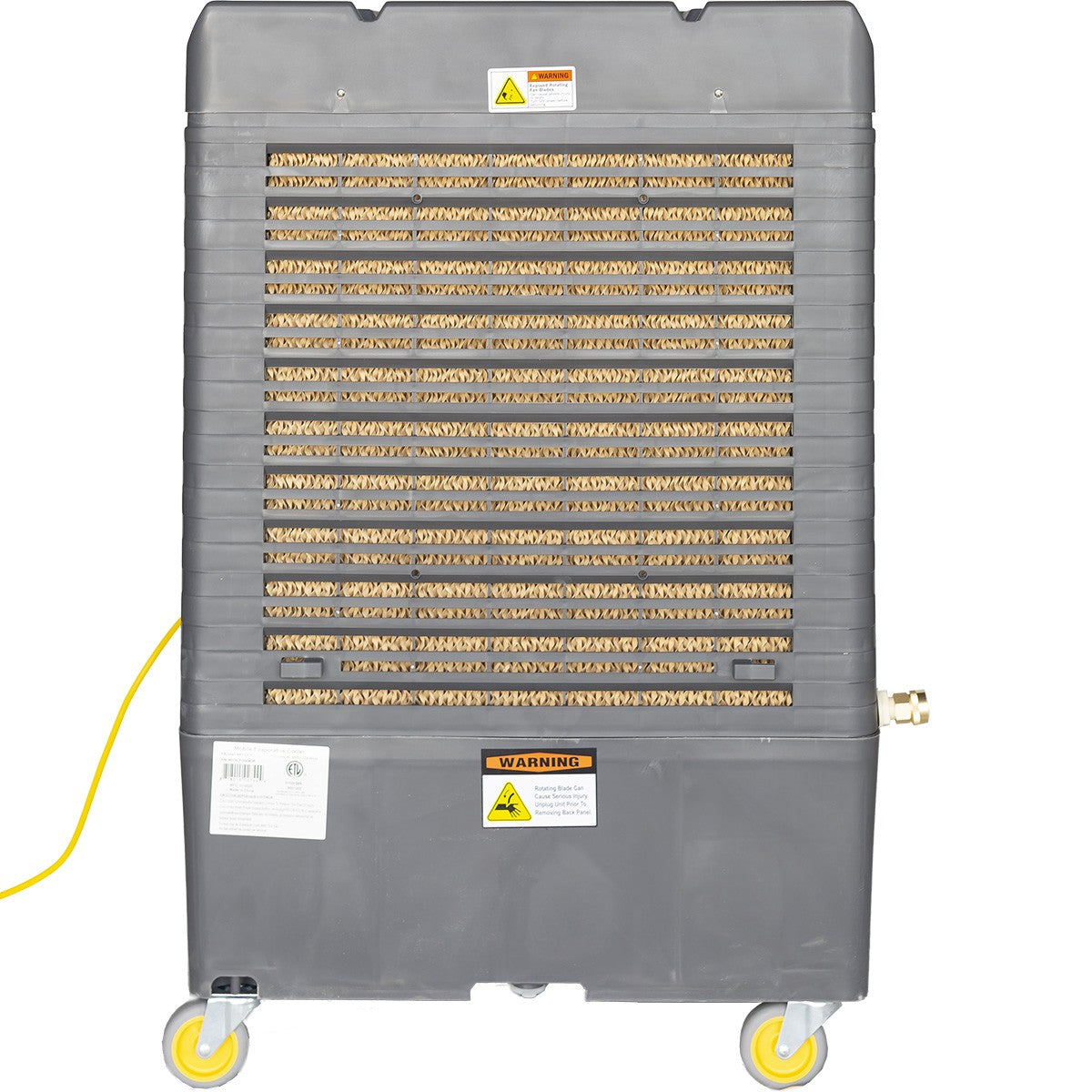 Hessaire MC150 3,100 CFM 3-Speed Portable Evaporative Cooler - Back View