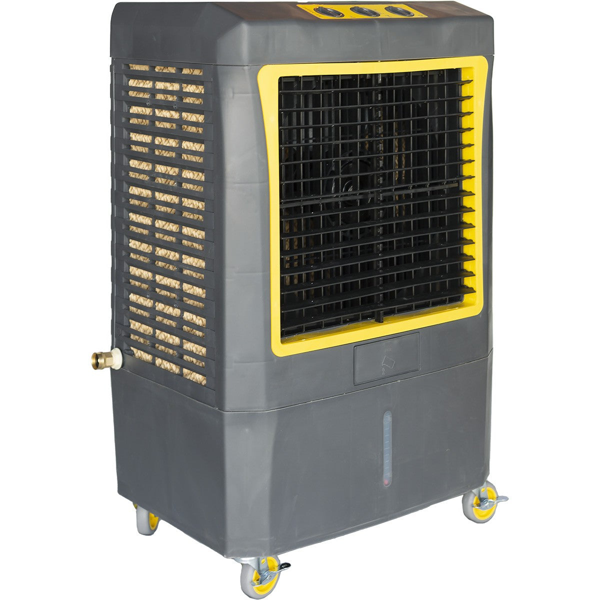 Hessaire MC150 3,100 CFM 3-Speed Portable Evaporative Cooler - Left Angle