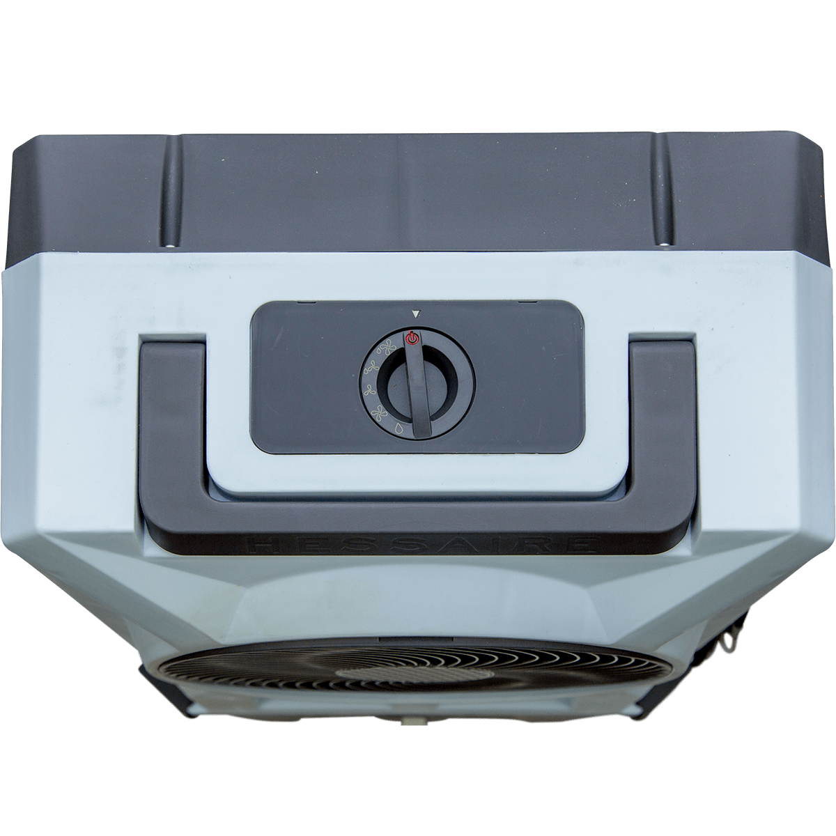 Hessaire MC12V 900 CFM Mobile Evaporative Cooler - Top View