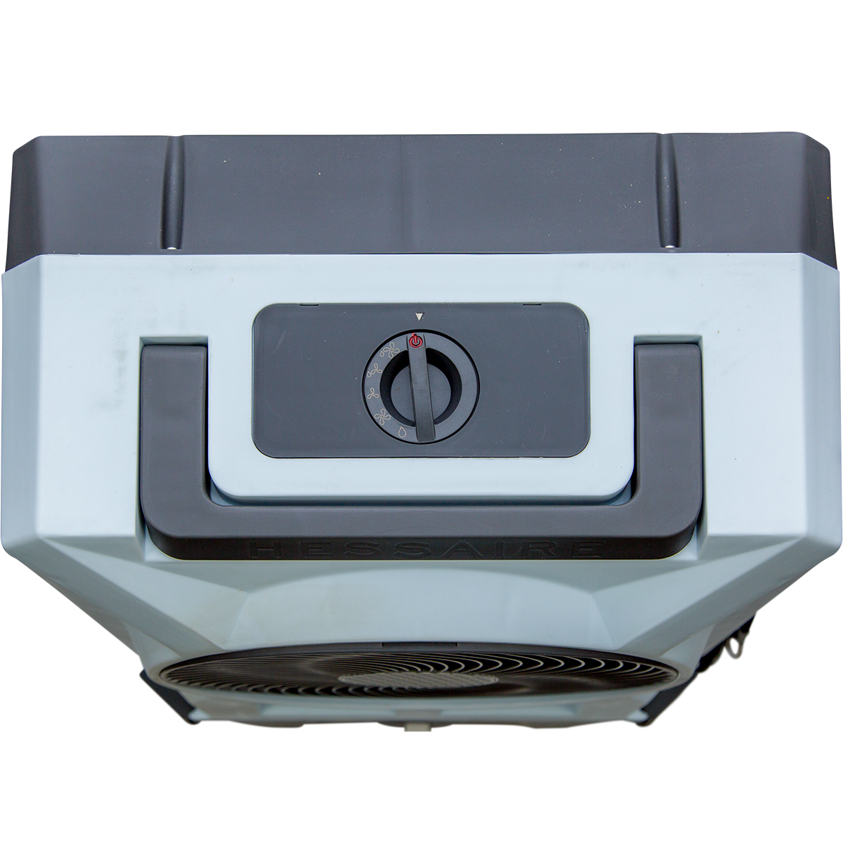 Hessaire MC12V 900 CFM Mobile Evaporative Cooler - Top View