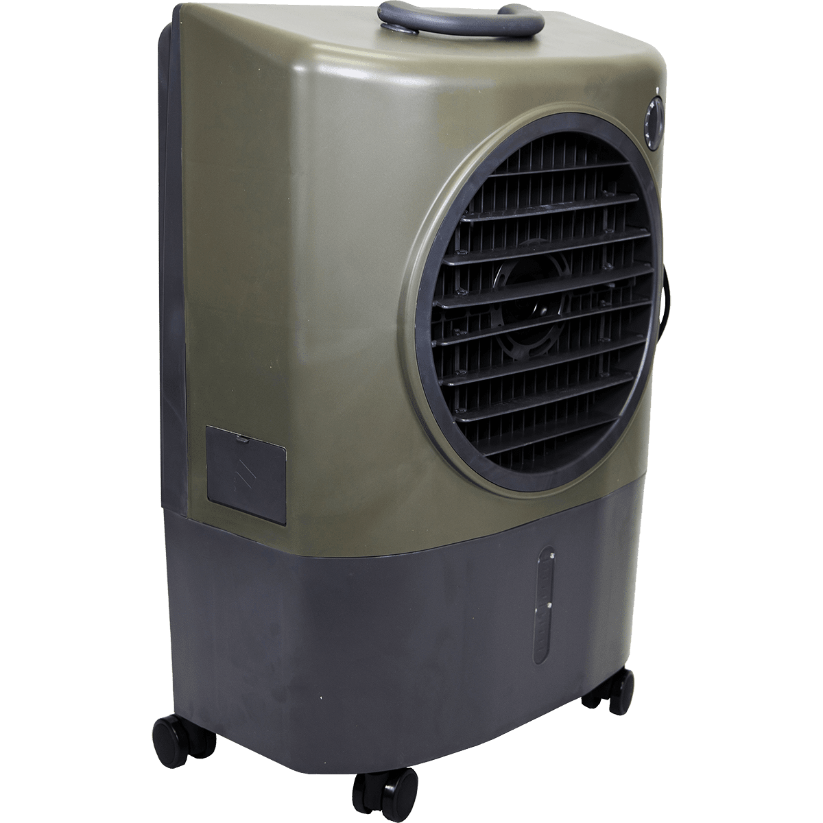Hessaire MC18V 1,300 CFM Evaporative Cooler - Angle with Water Inlet