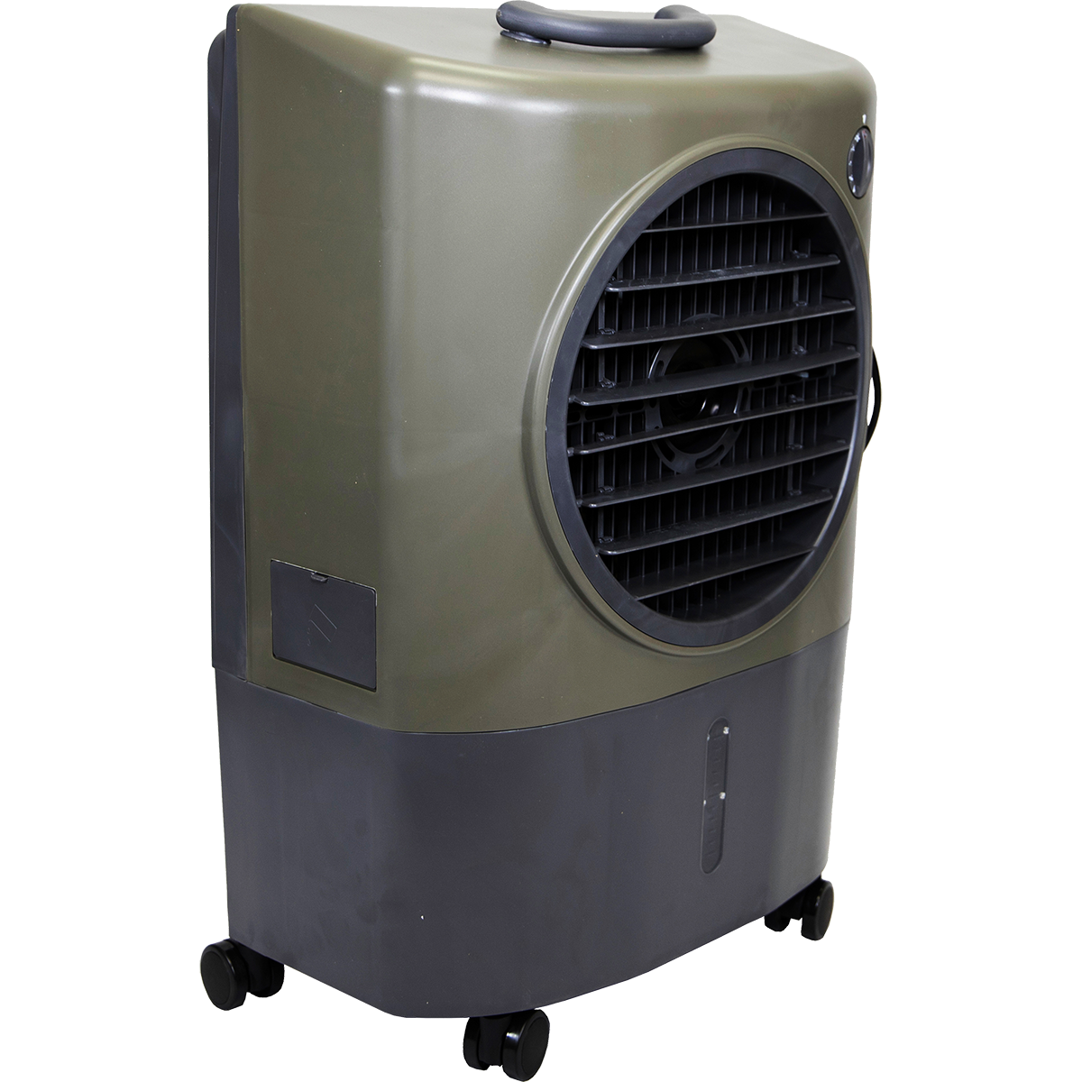 Hessaire MC18V 1,300 CFM Evaporative Cooler - Angle with Water Inlet