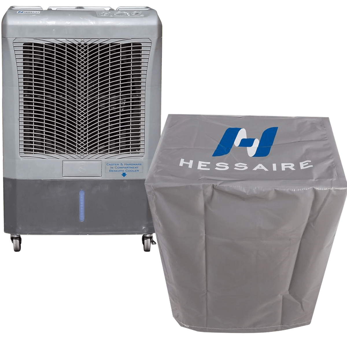 Hessaire MC37M 3,100 CFM 3-Speed Portable Evaporative Cooler with Cover