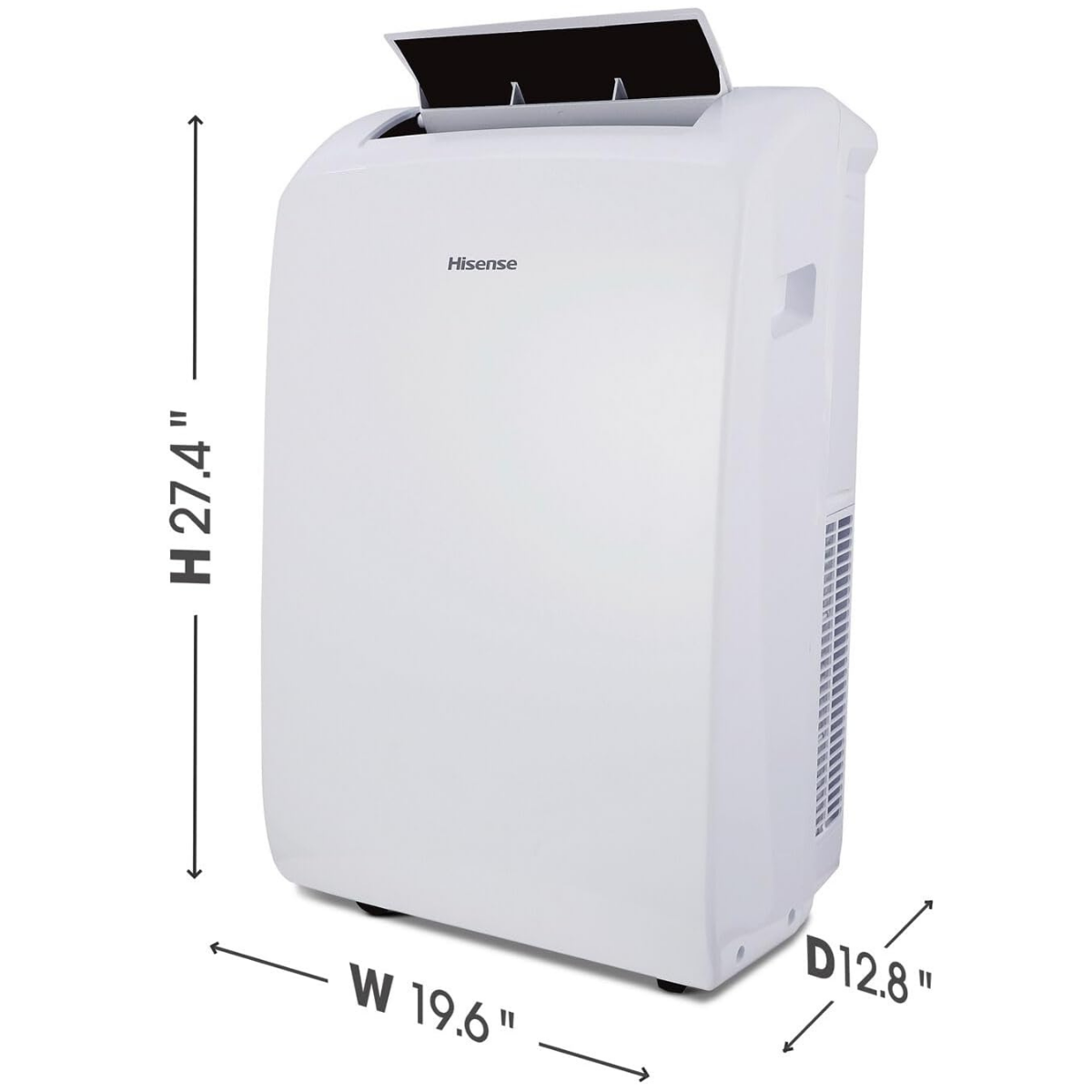 Hisense 8,000 BTU Portable Air Conditioner - Dimensions