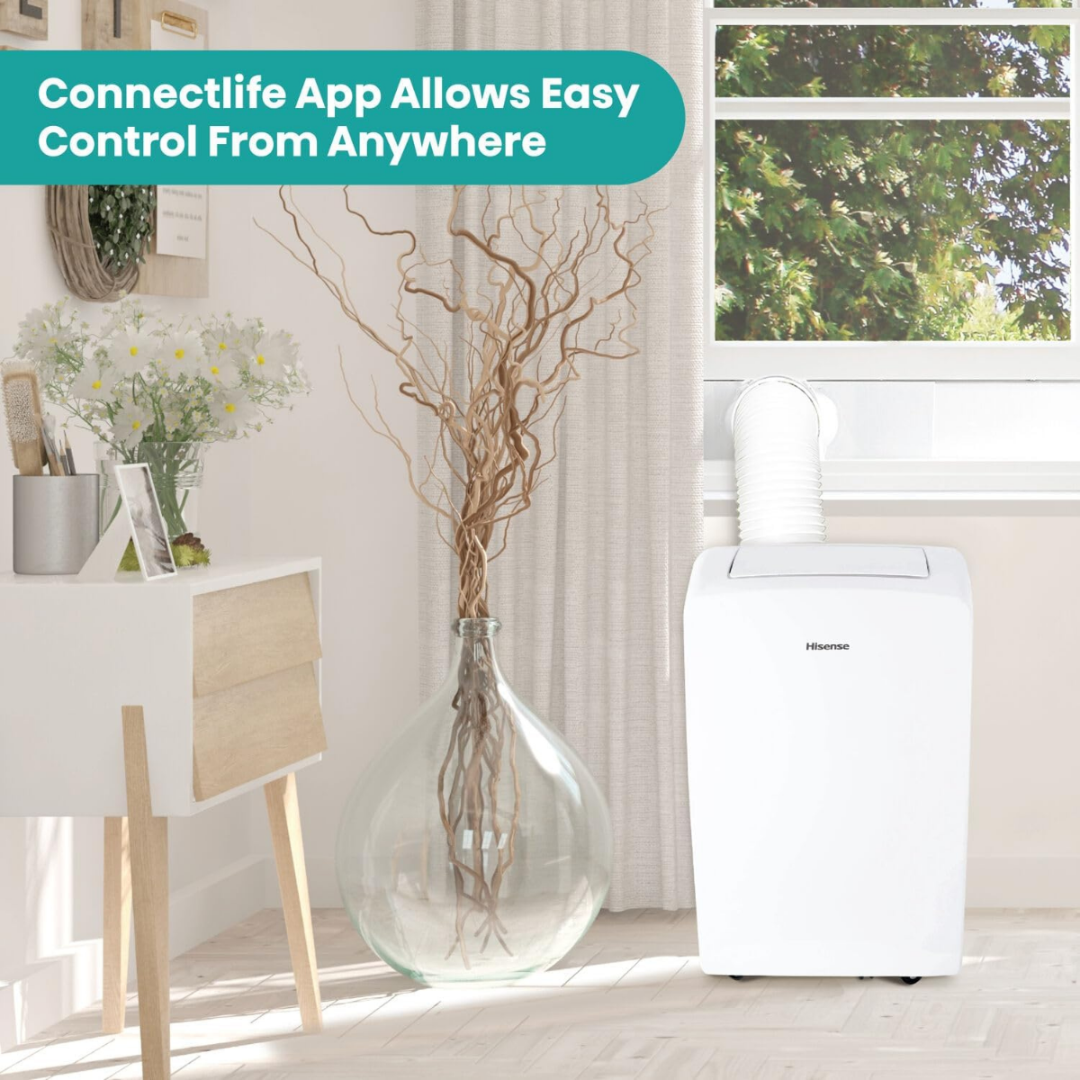Hisense 8,000 BTU Portable Air Conditioner - Infographic 2