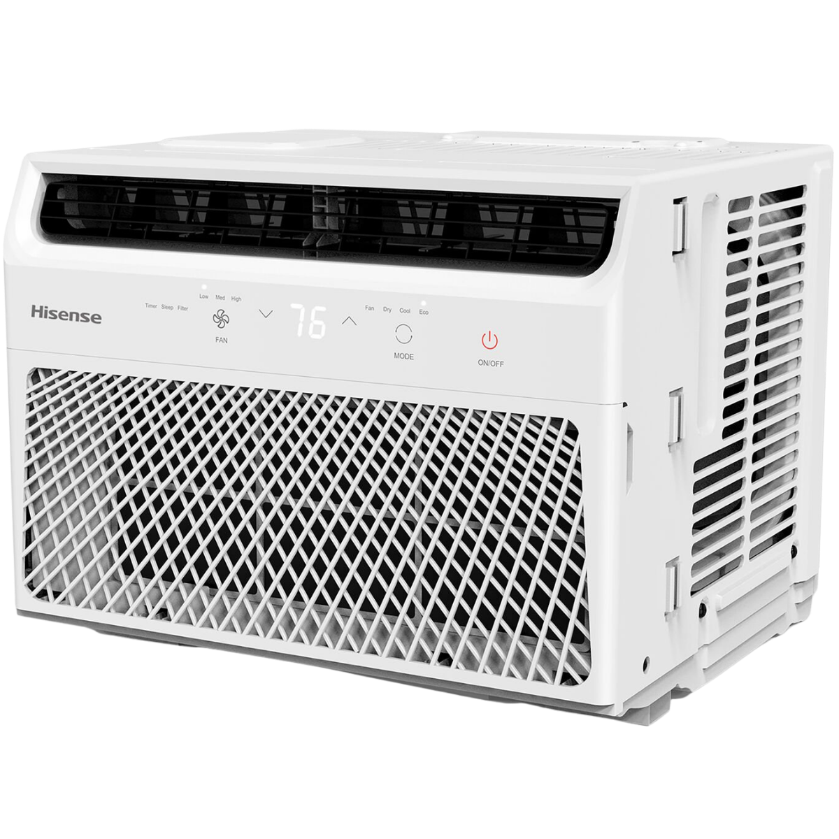 Hisense 6,000 BTU Window Air Conditioner w/ Electronic Controls - Angle