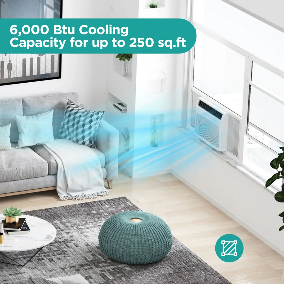 Hisense 6,000 BTU Window Air Conditioner w/ Electronic Controls - Infographic 1