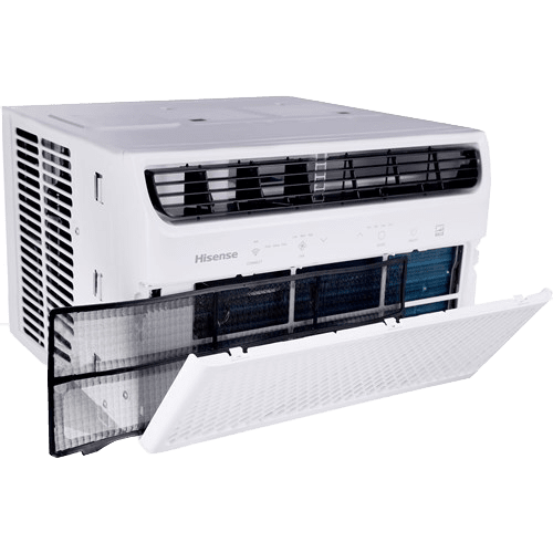 Hisense AHW0823TW1W 8,000 BTU Inverter Window AC - open
