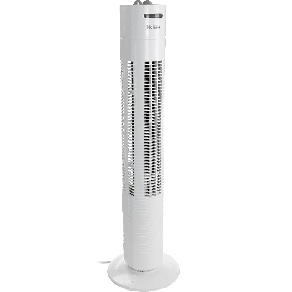 Holmes 31-In. 3 Speed White Oscillating Tower Fan - Main