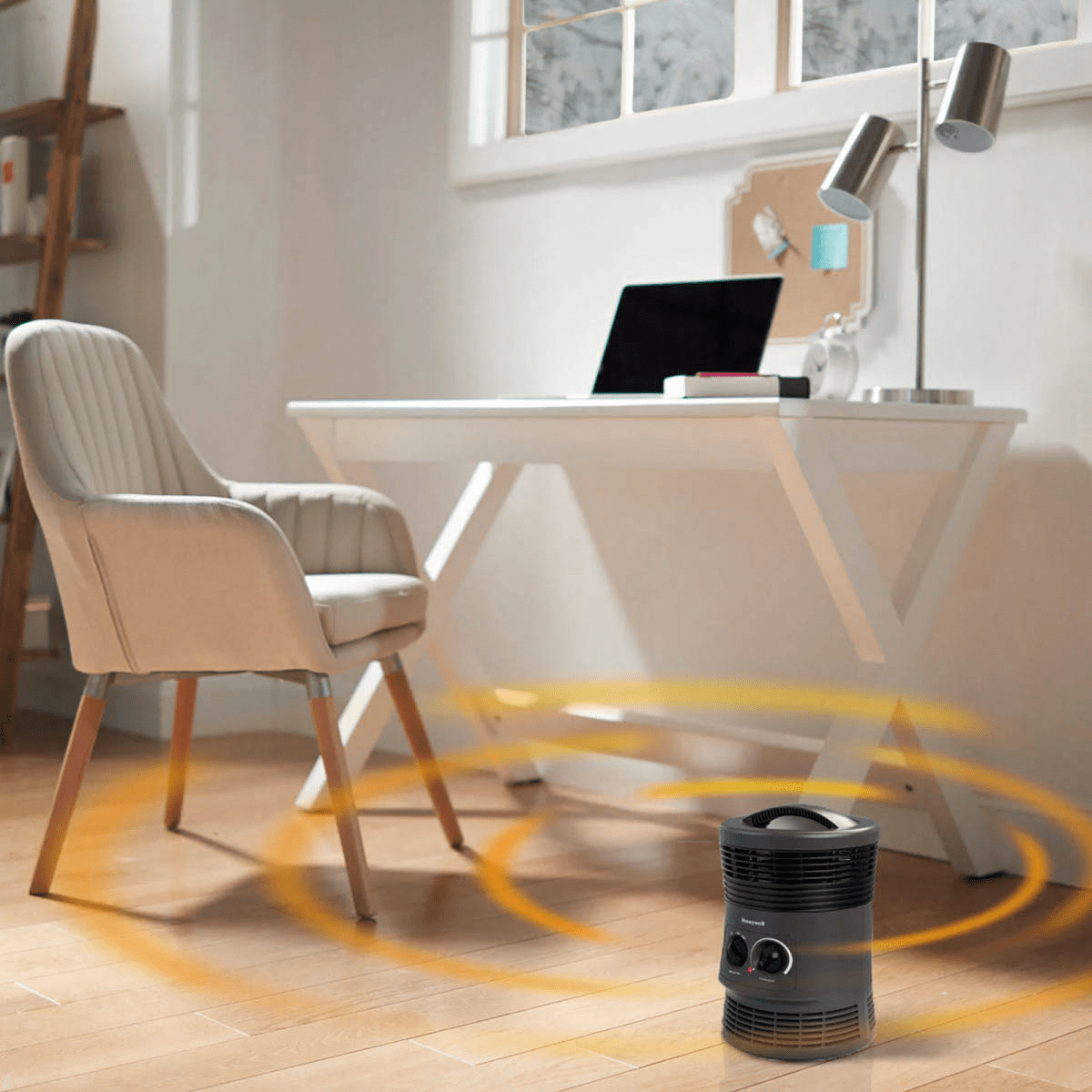 Honeywell 360 degrees Surround Heat Space Heater Black - Lifestyle