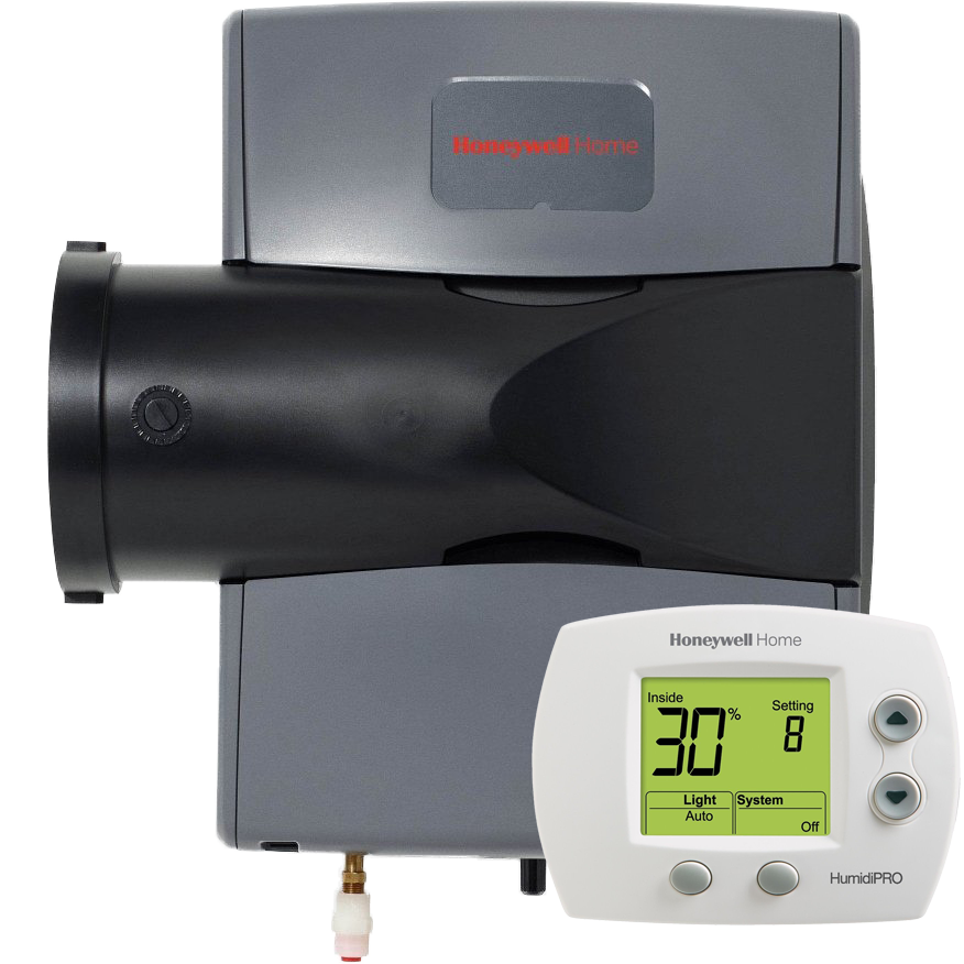 Honeywell Home HE150A1005/U TrueEASE Advanced Small Evaporative Bypass Humidifier 12 GPD - Main