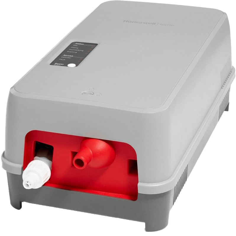 HM750A1000/U Honeywell Home HM750A1000/U Advanced Electrode Steam Humidifier - Angle