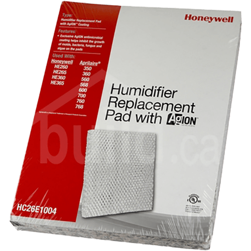 Honeywell Home HC26E1004/U Humidifier Pad with AgION™ Coating - Box