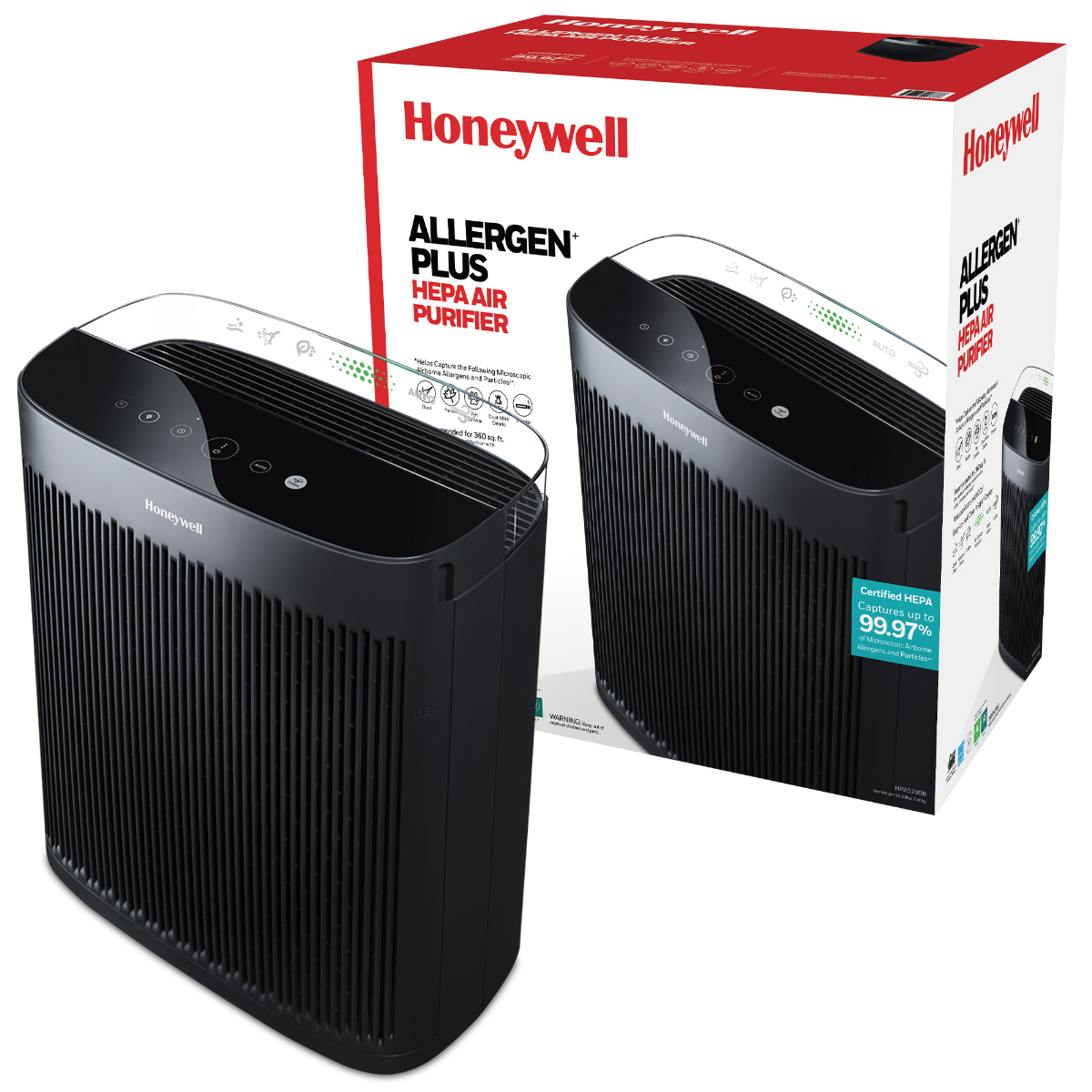 Honeywell HPA5200B Allergen+ True HEPA Air Purifier - Box