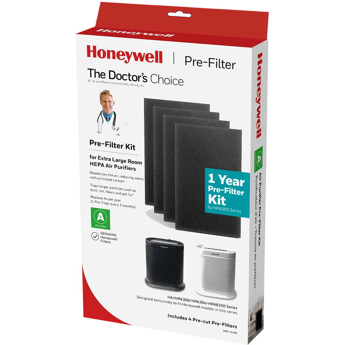 Honeywell Carbon Pre-filter A 4-Pack (HRF-A300) - Filter Box