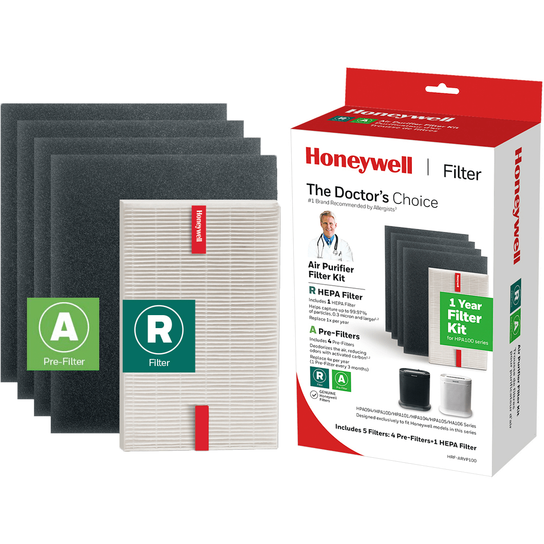 Honeywell HEPA + Carbon Filter Kit for HPA100/5100 Series - Box & Filter