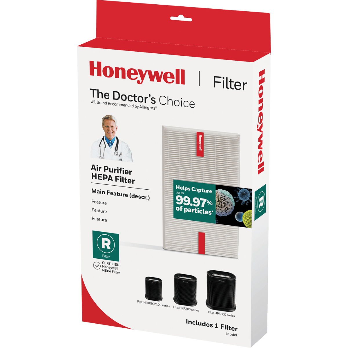 Honeywell True HEPA Replacement Filter R - Box