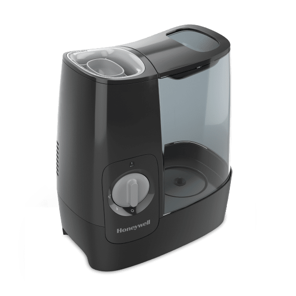 Honeywell HWM845B Warm Mist Humidifier w/ Essential Oil - Angle