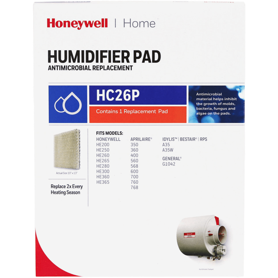 Honeywell Replacement Humidifier Pad HC26P - box
