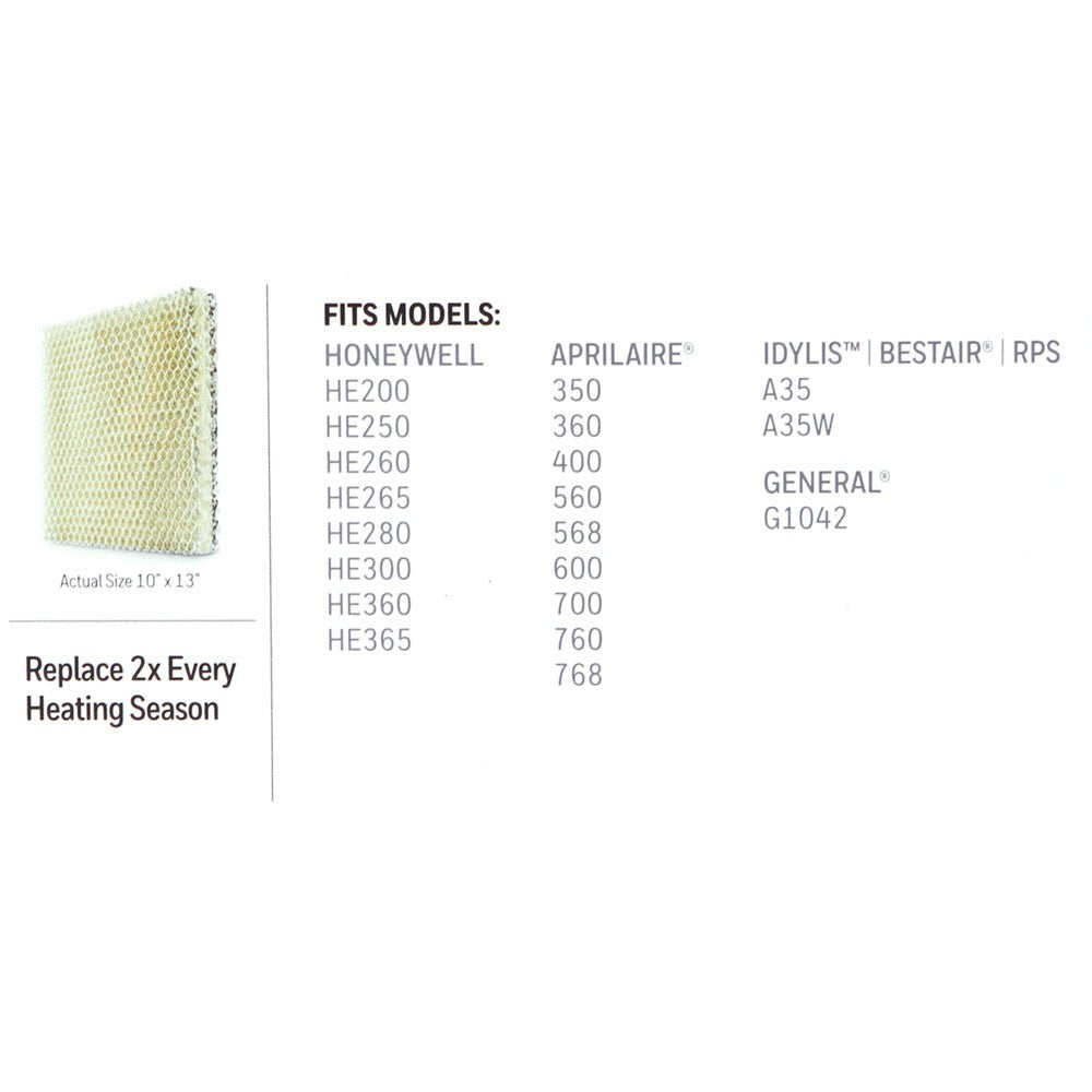 Honeywell Replacement Humidifier Pad HC26P - compatible models