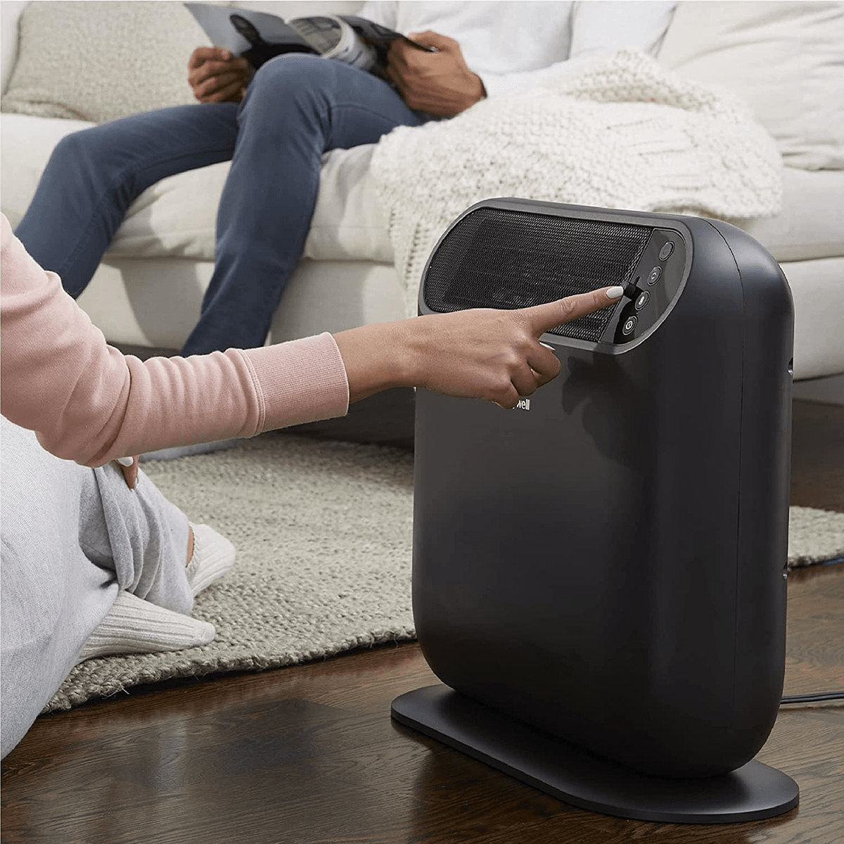 Honeywell ThermaWave 6 Ceramic Space Heater Black - Lifestyle