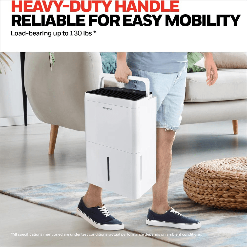 Honeywell TP-Fit Series 50 Pint Portable Dehumidifier - Infographic 4