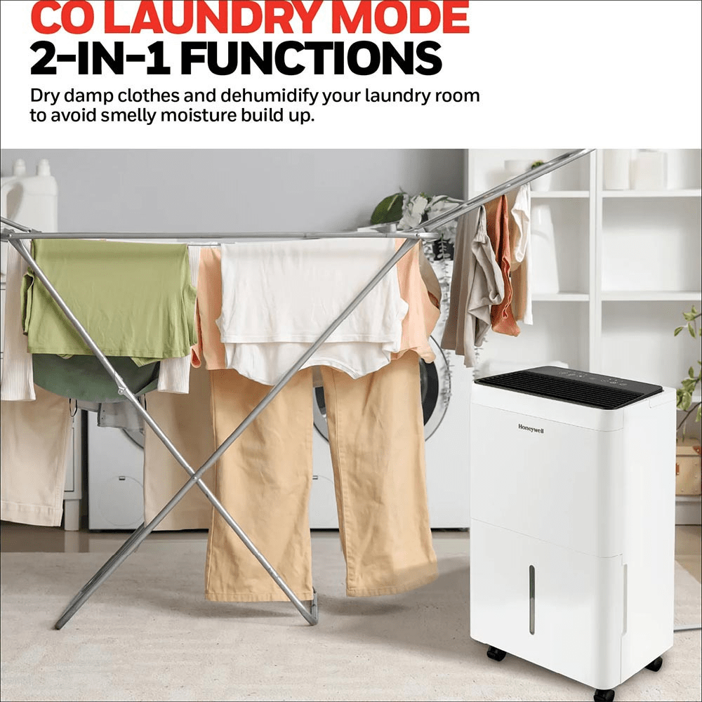 Honeywell TP-Fit Series 50 Pint Portable Dehumidifier - Infographic 5