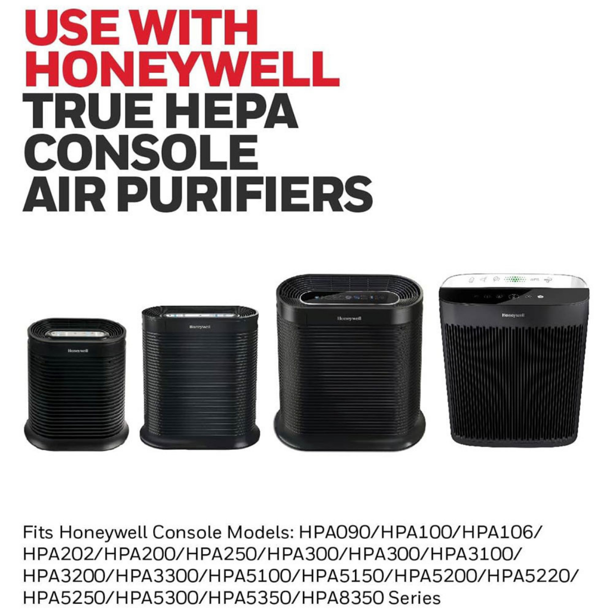 Honeywell True HEPA Replacement R Filter 3-Pack - Infographic 2