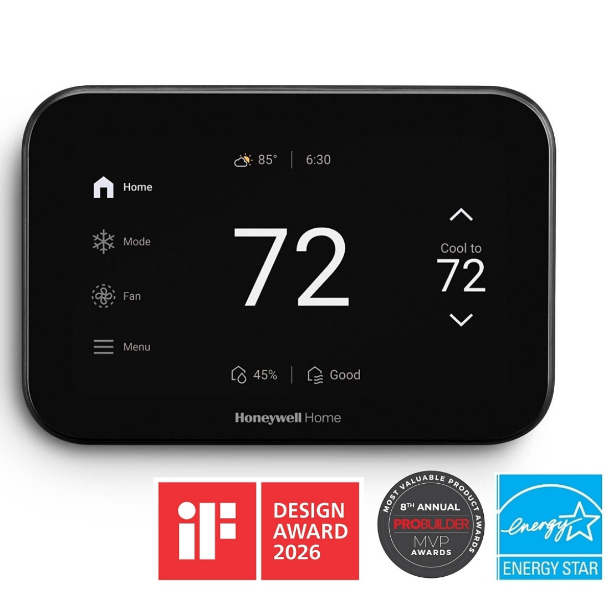 Honeywell Home THX1200 ElitePRO S1200 Smart Thermostat Black - Certifications