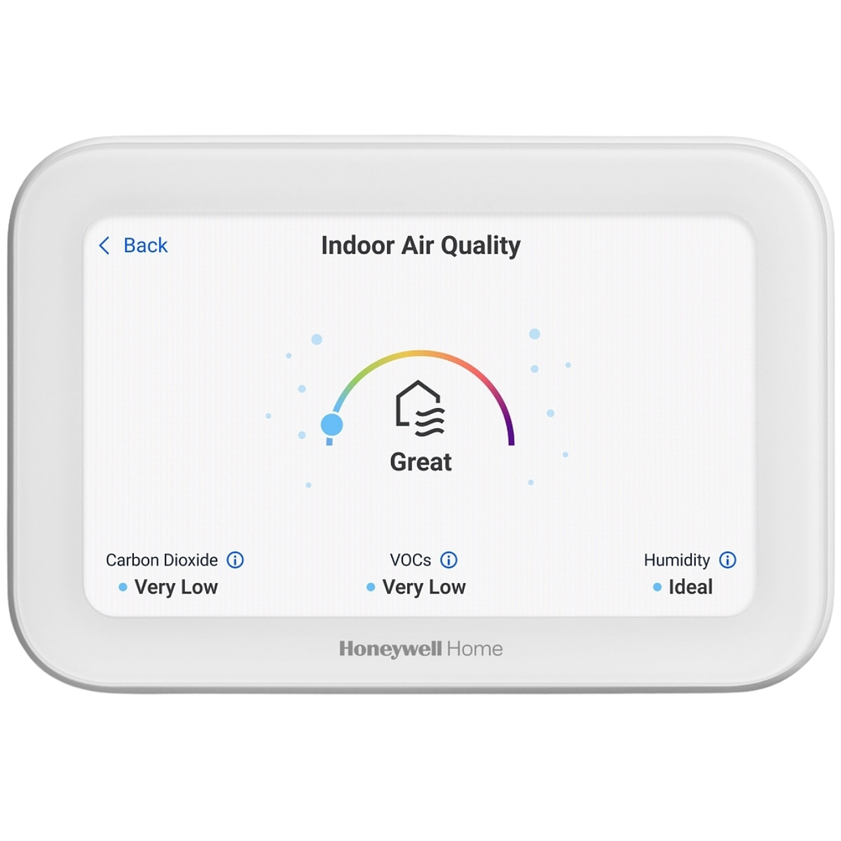 Honeywell Home THX1200 ElitePRO S1200 Smart Thermostat White - IAQ