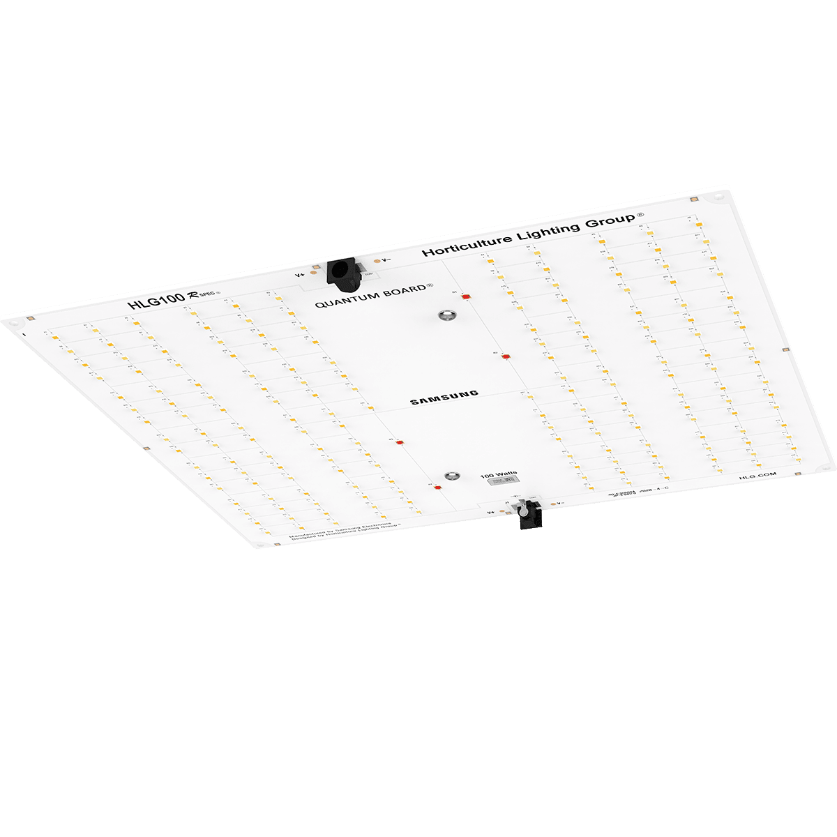 HLG 100 Rspec High Efficiency White Light Quantum Board - Angle