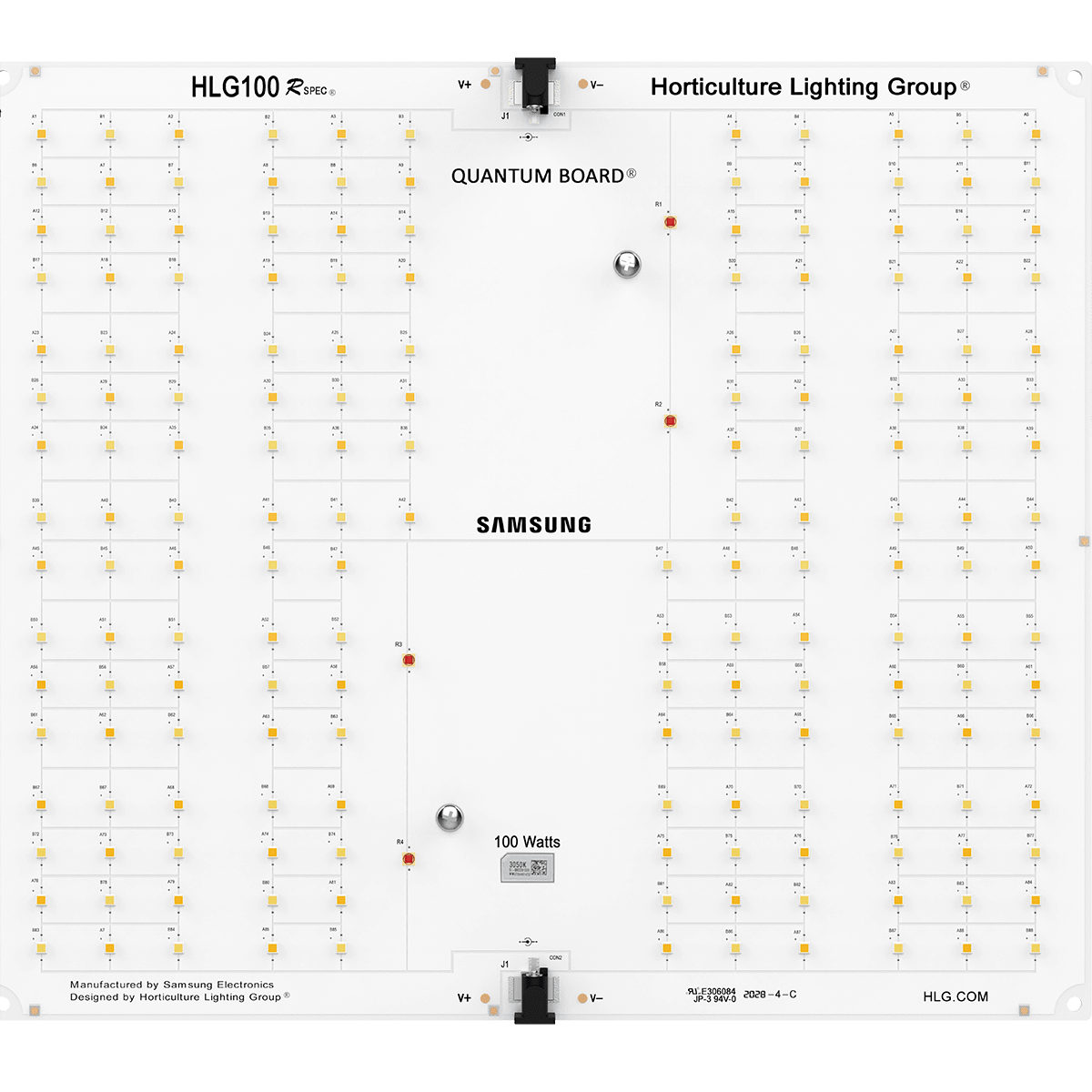 HLG 100 Rspec High Efficiency White Light Quantum Board - Board