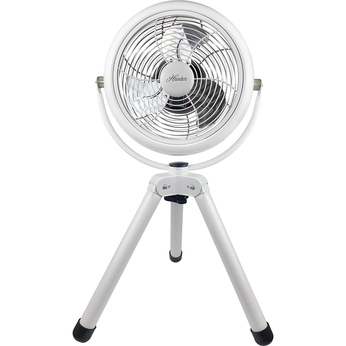Hunter 90626 8 Inch All Metal Retro Tripod Fan White Main