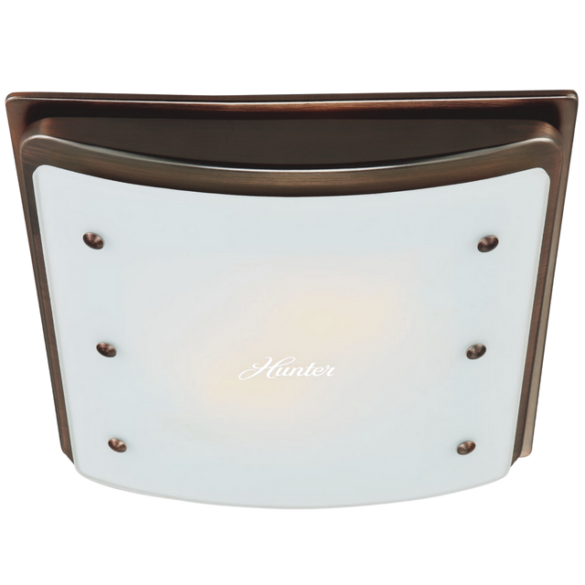 Hunter Ellipse Bathroom Fan Bronze - Main