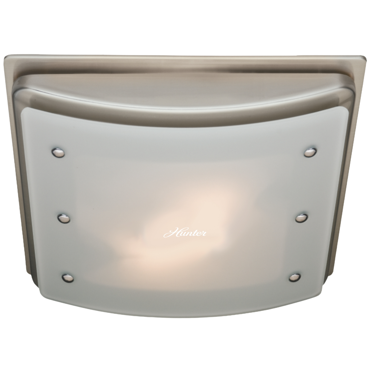 Hunter Ellipse Bathroom Fan Nickel - Main