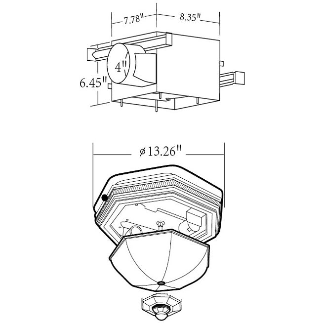 Hunter Huntley Bathroom Fan - Diagram