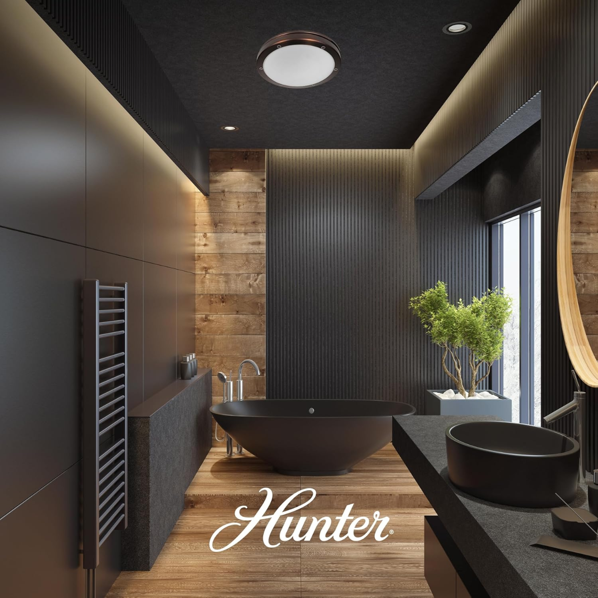 Hunter Oasis 80 CFM Bathroom Fan Imperial Bronze - Infographic 5