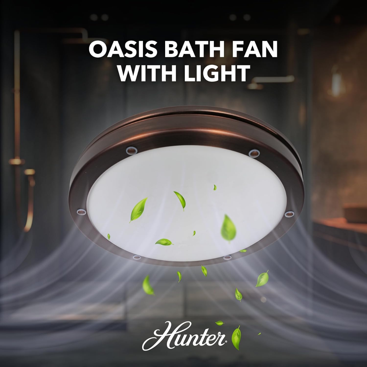Hunter Oasis 80 CFM Bathroom Fan Imperial Bronze - Infographic 6