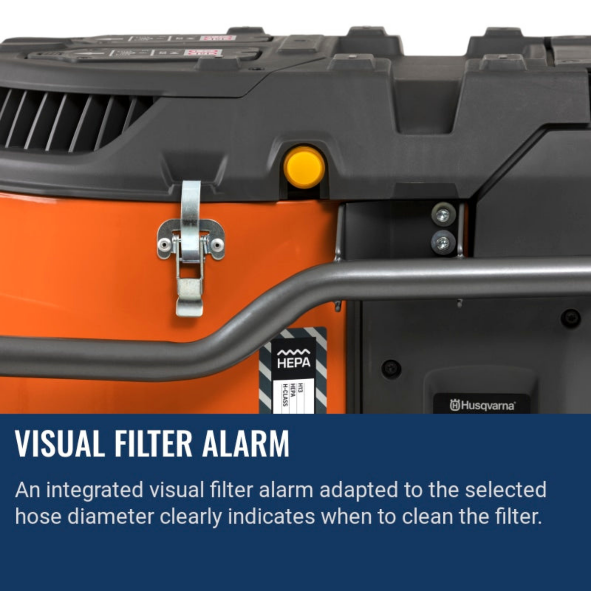 Husqvarna DE 130 H HEPA Dust Extractor - Infographic 3