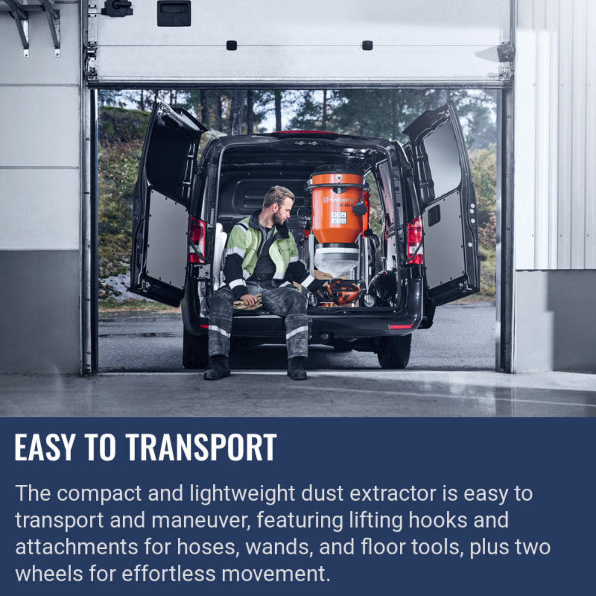 Husqvarna DE 130 H HEPA Dust Extractor - Infographic 7