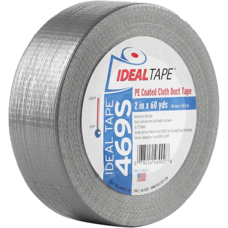 Ideal Tape 469 9 mil Duct Tape - silver
