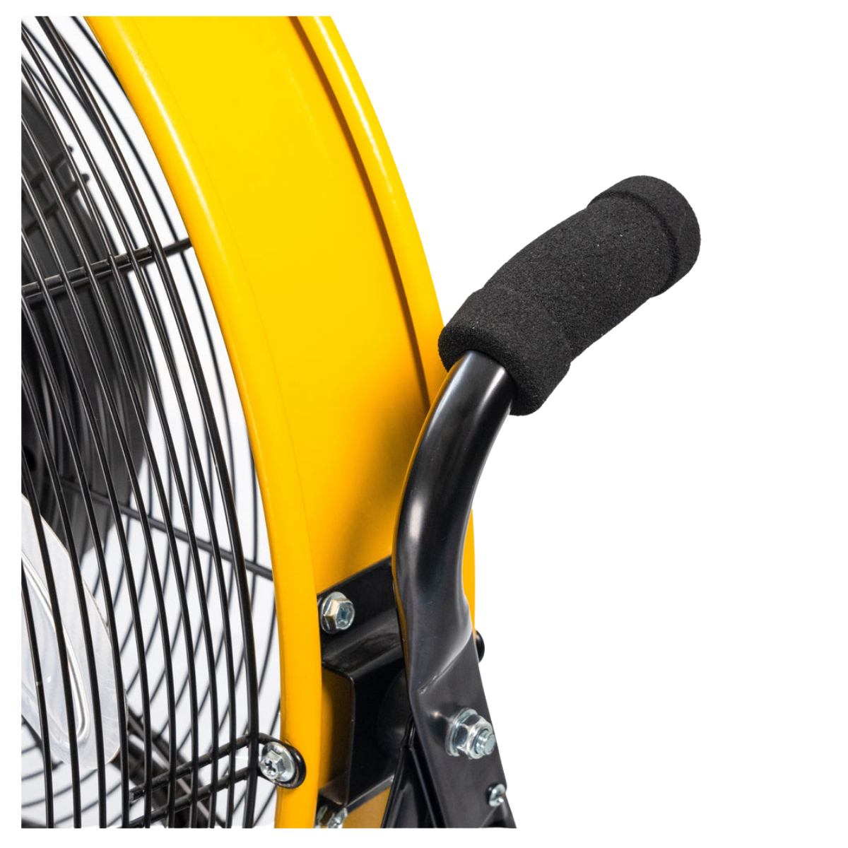 iLiving ILG8MOSC24 24-In 3-Speed Orbital Internal Oscillating High Velocity Barrel Floor Fan - Close-up 3