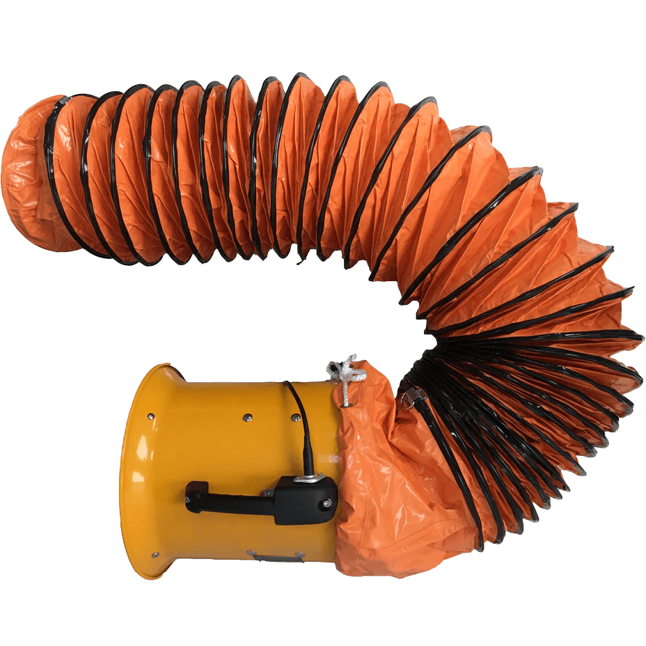 iliving-12-inch-flexible-duct-hose-Ilg8vf12 - with fan