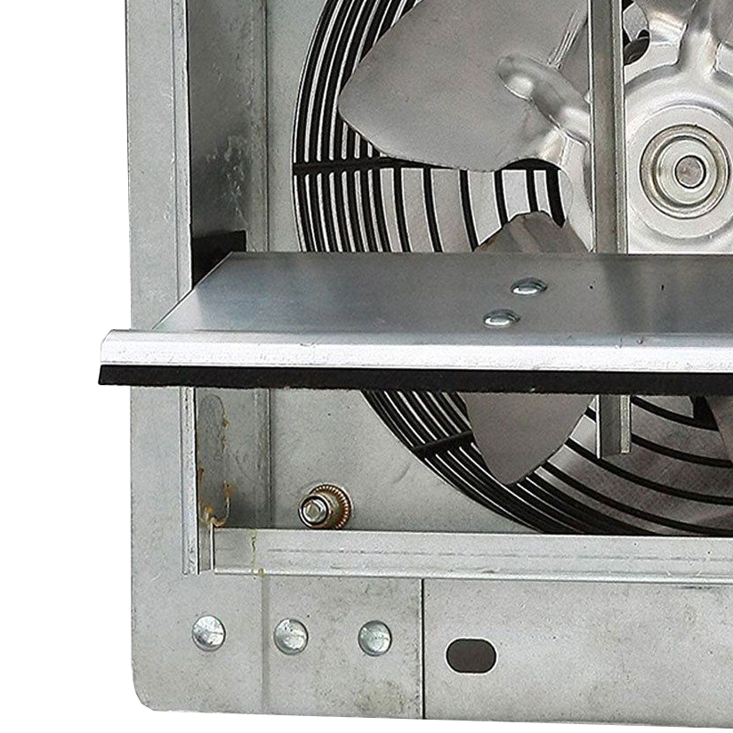 iLiving 7 inch Variable Speed Crawl Space Ventilator Fan - Weather Stripping on Shutter